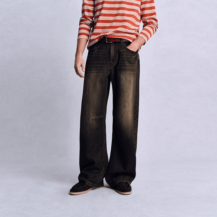 Штаны Teenie Weenie Men Denim Collection 25FW Джинсы Осенние Унисекс - изображение 6