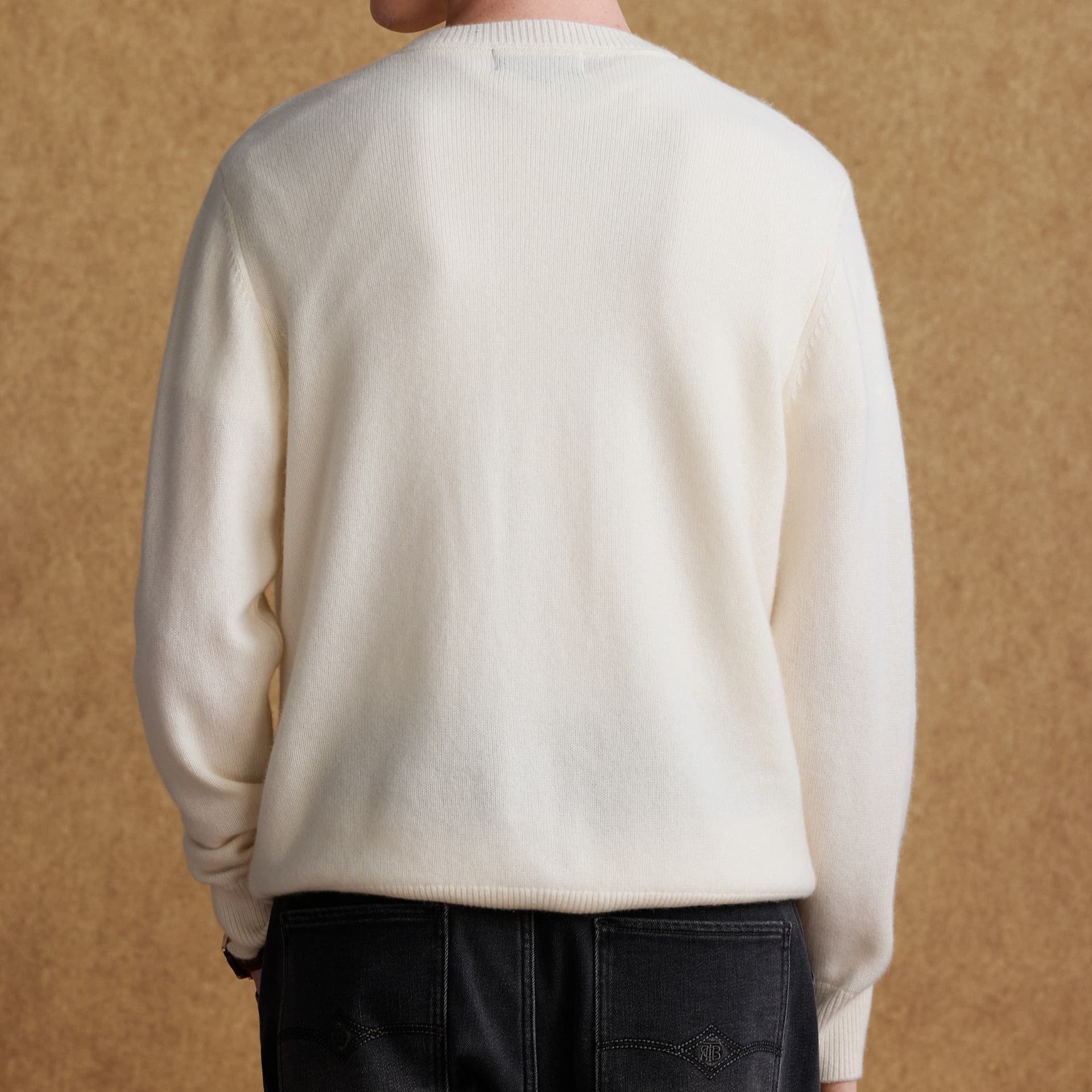 Кофта Teenie Weenie Men FW24 Свитер Унисекс Айвори Белый - изображение 5
