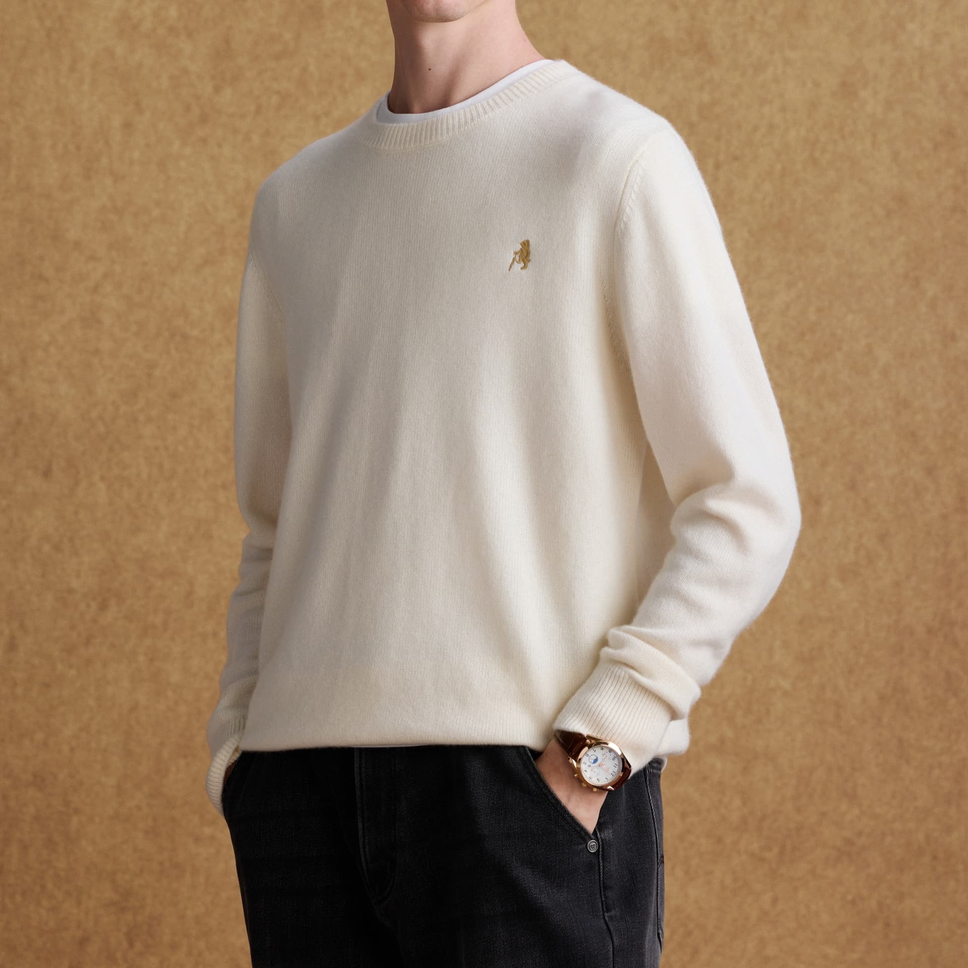 Кофта Teenie Weenie Men FW24 Свитер Унисекс Айвори Белый - изображение 6