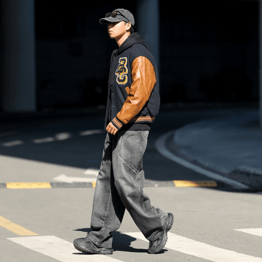 Бомбер Teenie Weenie Men American Vintage Barnfit Бейсбольная куртка унисекс - изображение 5