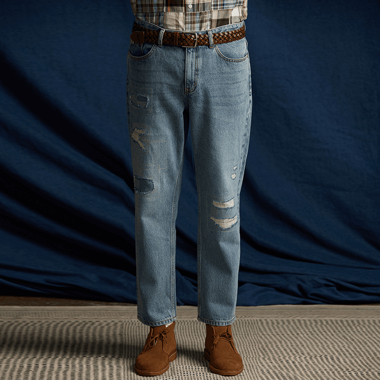 Штаны Teenie Weenie Men Denim Collection Джинсы Разборный обруч Мужской - изображение 4