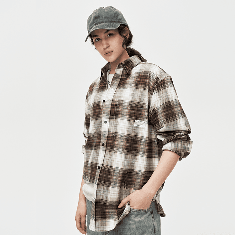 Рубашка Teenie Weenie Men Evergreen Preppy Style Унисекс Рубашки - изображение 3