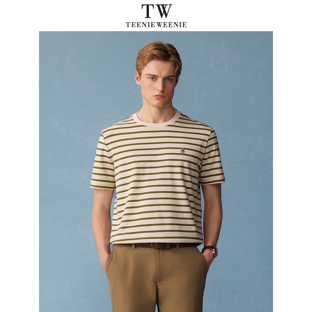 Футболка Teenie Weenie Men Evergreen Preppy Style Мужская T-рубашка - изображение 7