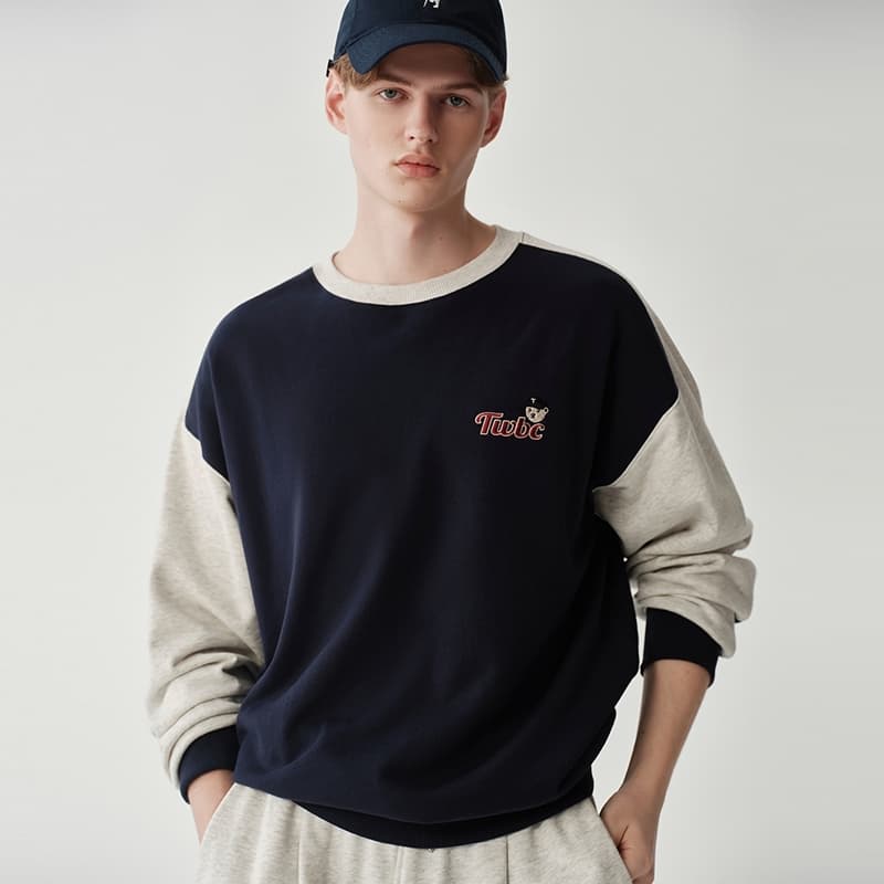 Кофта Teenie Weenie Men Evergreen Collection Свитшот Мужской Темно-синий - изображение 4