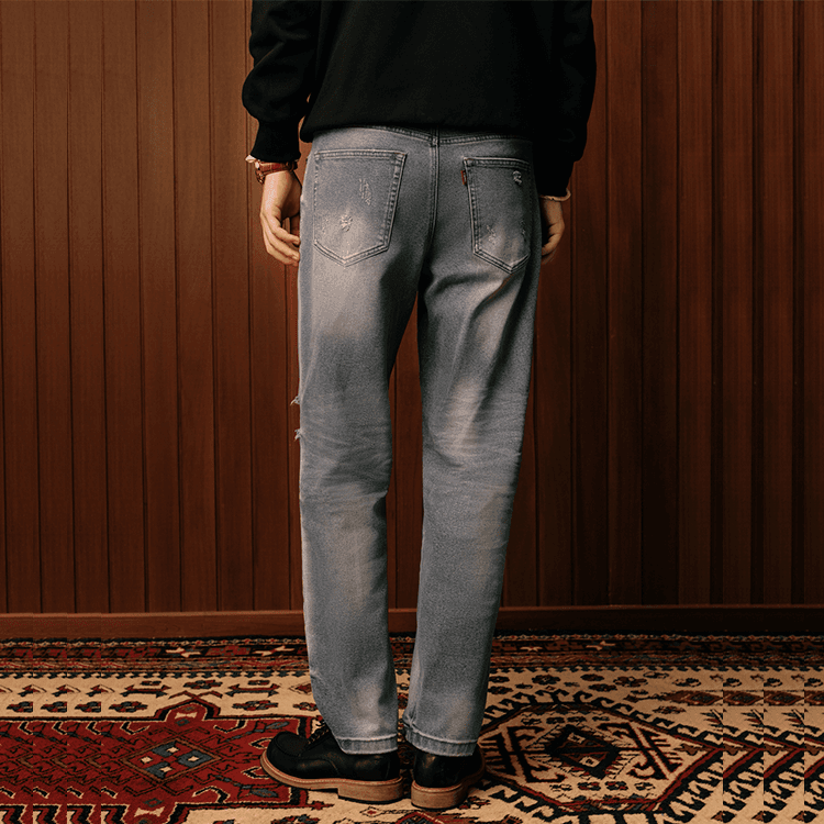 Штаны Teenie Weenie Men Denim Collection Джинсы Мужской Синий - изображение 6