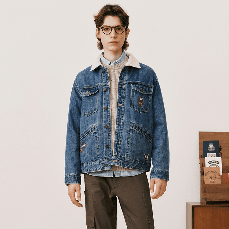 Джинсовая куртка Teenie Weenie Men FW23 vibe - изображение 6