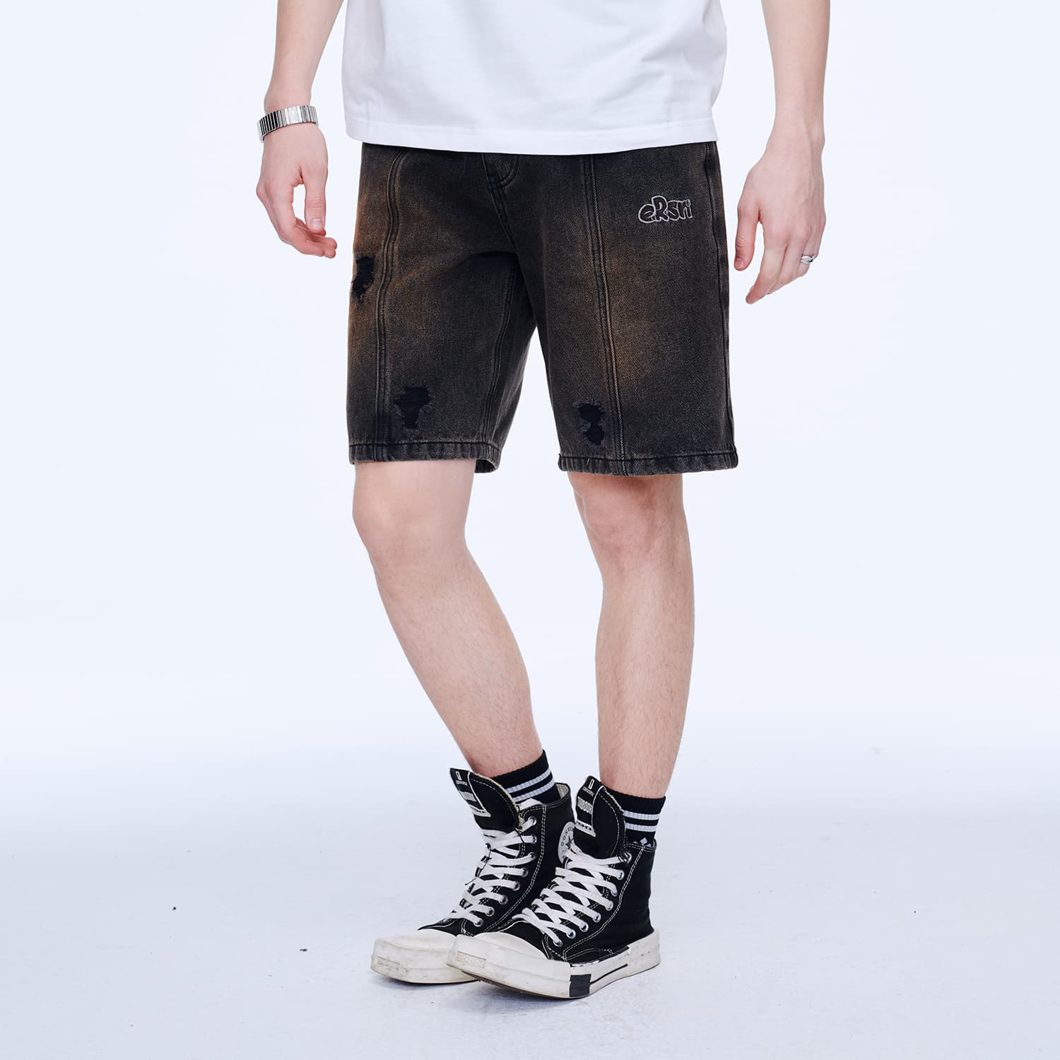 Джинсовые шорты ER Denim Shorts - изображение 4