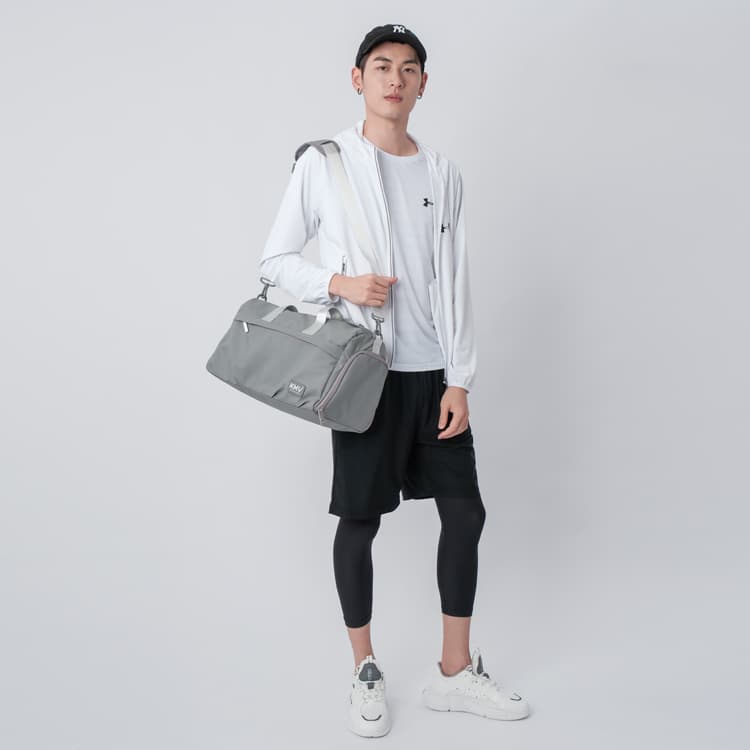 Спортивная сумка KMV Gym Bag Black/Grey - изображение 10