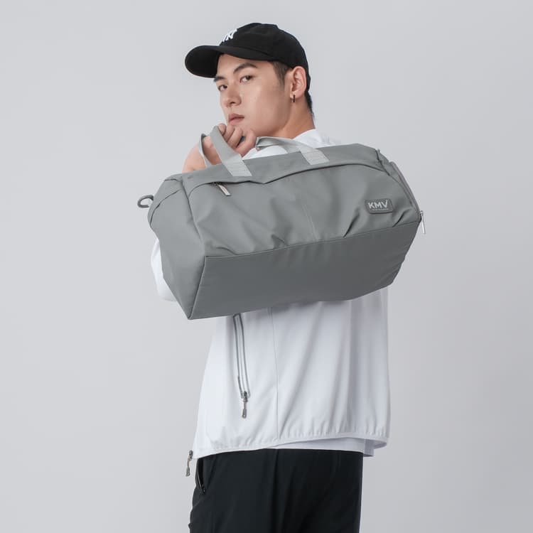 Спортивная сумка KMV Gym Bag Black/Grey - изображение 9