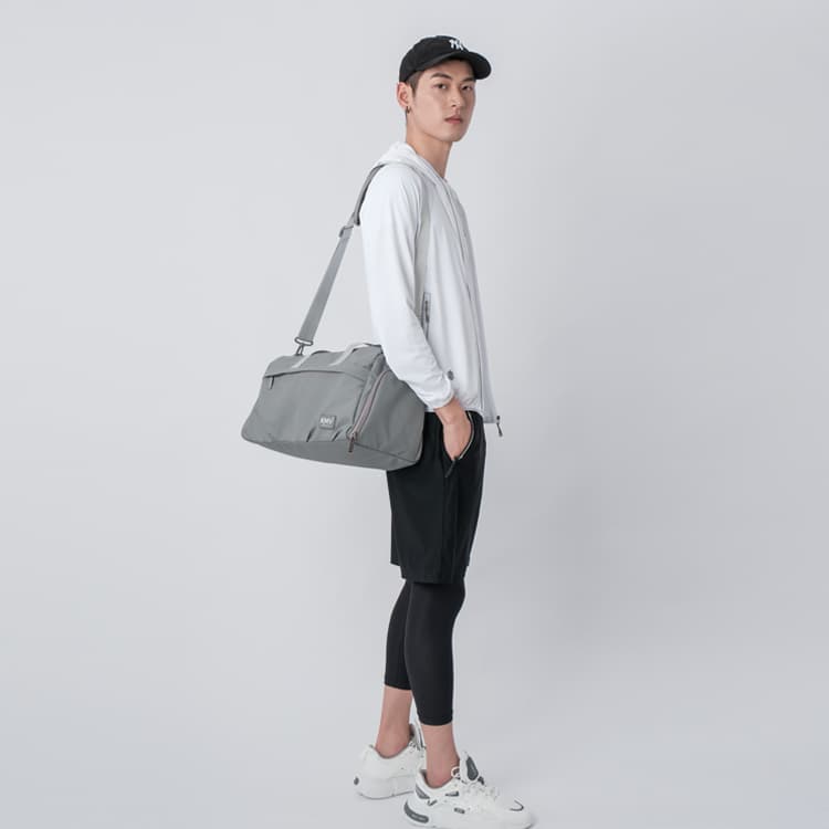 Спортивная сумка KMV Gym Bag Black/Grey - изображение 12