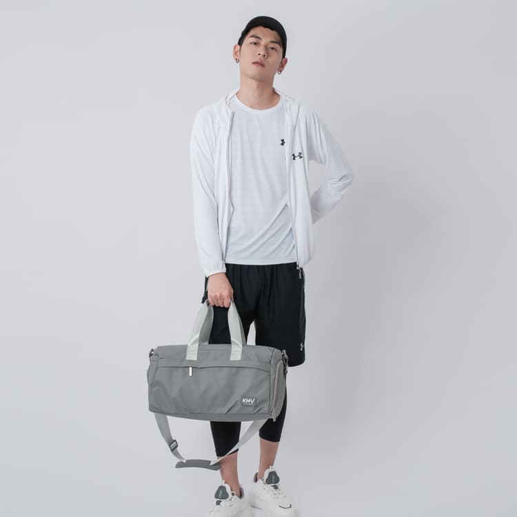 Спортивная сумка KMV Gym Bag Black/Grey - изображение 8