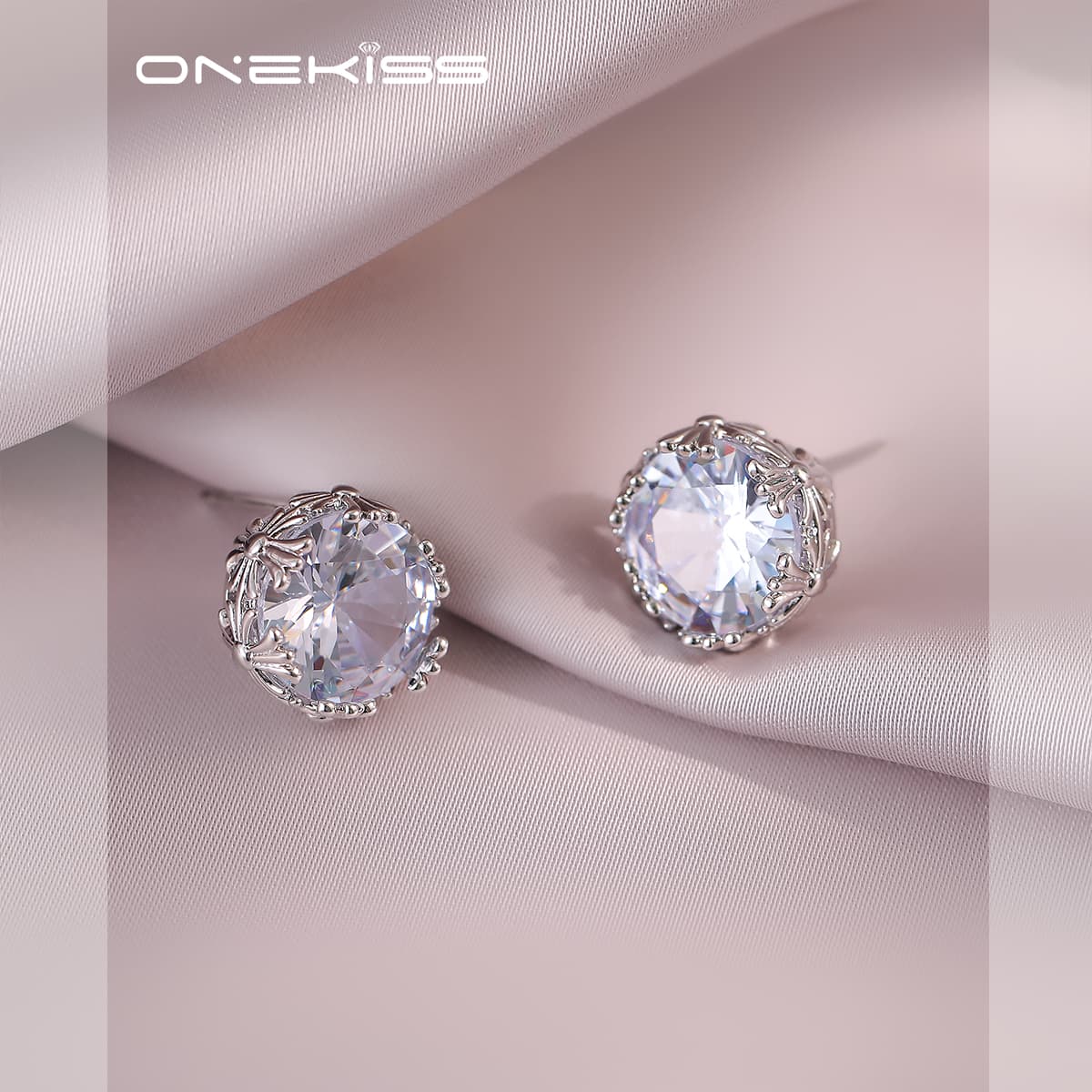 Серьги ONEKISS Серьги с цирконием Женские - изображение 2