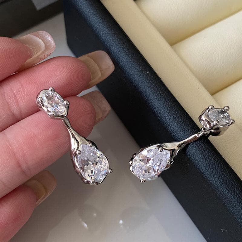 Серьги ONEKISS Серьги из покрытого золотом медного кубического циркония женские - изображение 3