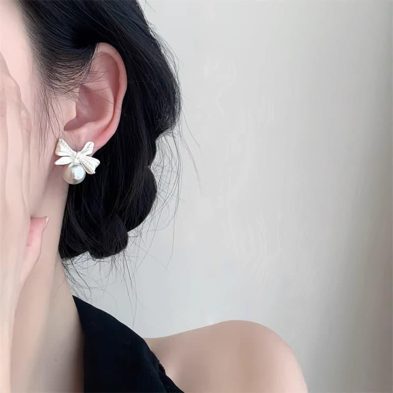 Серьги ONEKISS Серьги с покрытием из медного золота имитация жемчуга женские - изображение 2