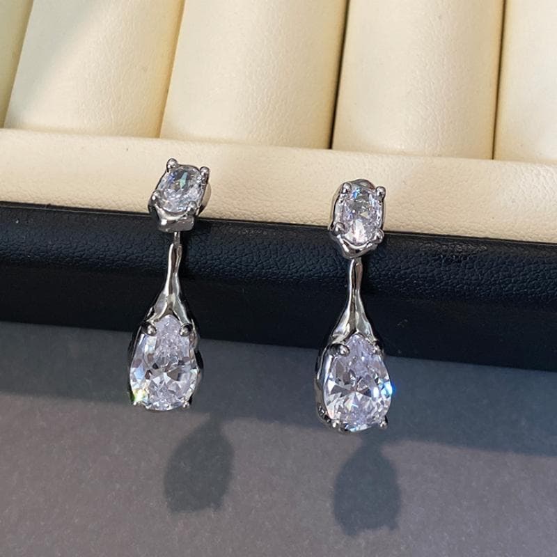 Серьги ONEKISS Серьги из покрытого золотом медного кубического циркония женские - изображение 4