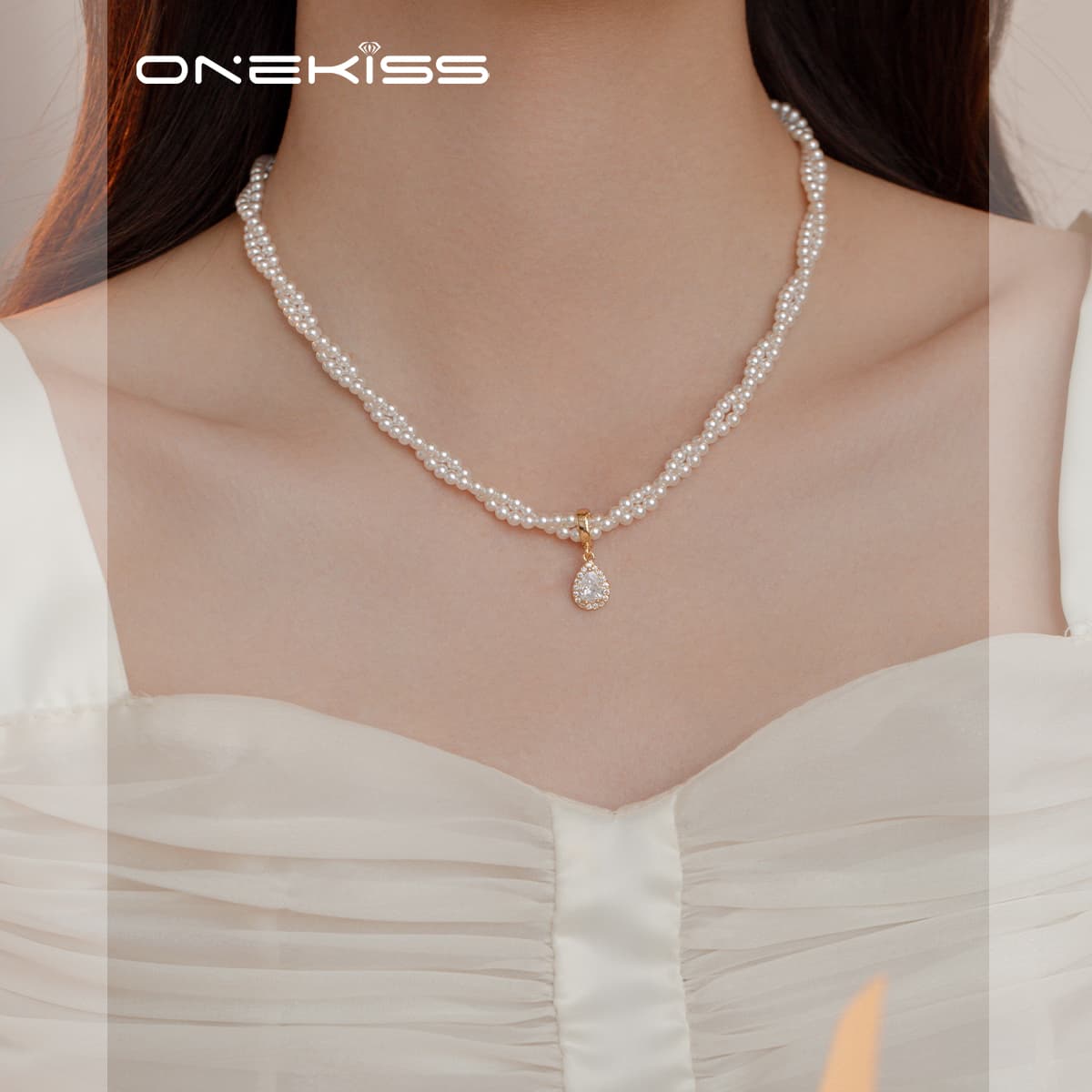 Ожерелье ONEKISS Циркон Цепочки и ожерелья Женские - изображение 4