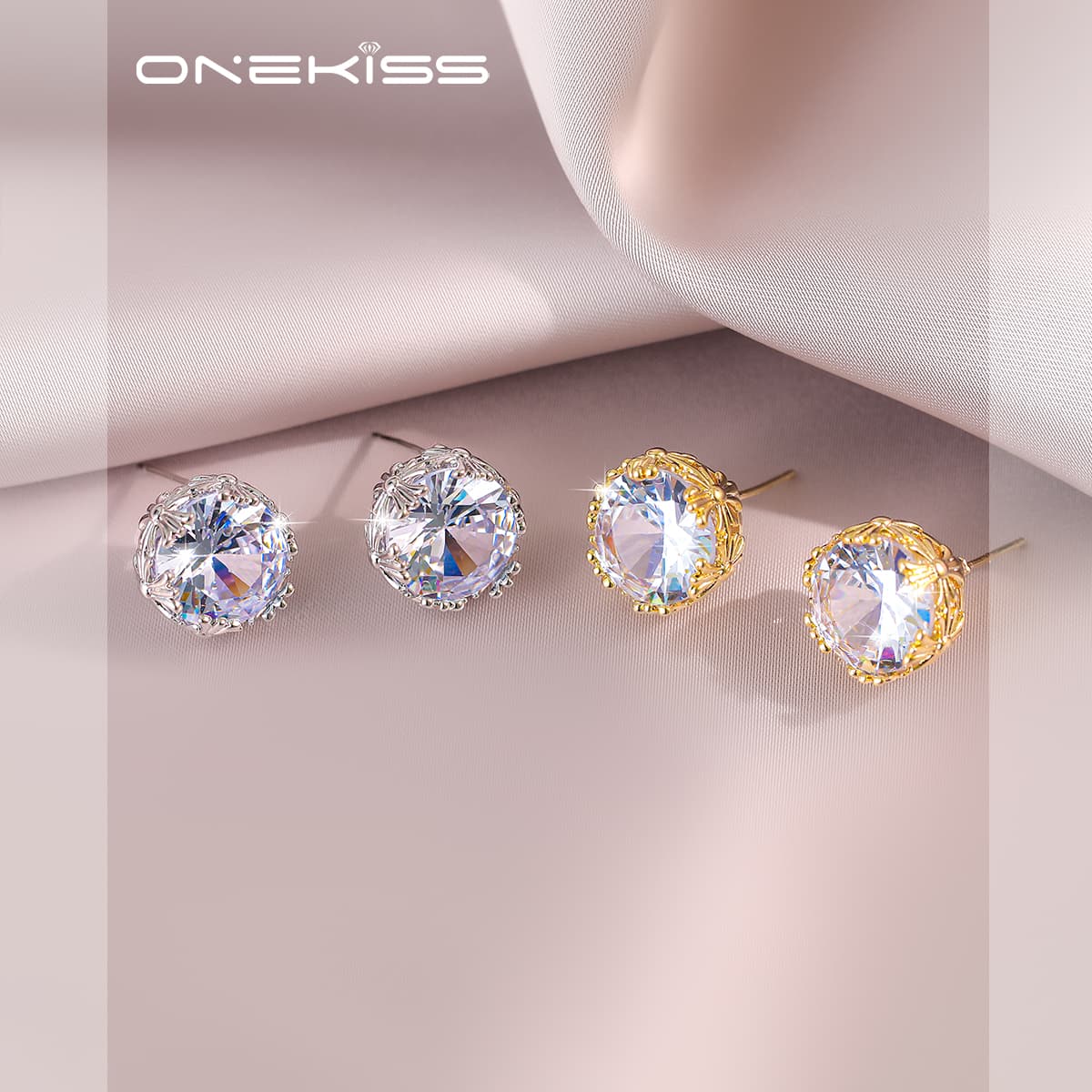 Серьги ONEKISS Серьги с цирконием Женские - изображение 6