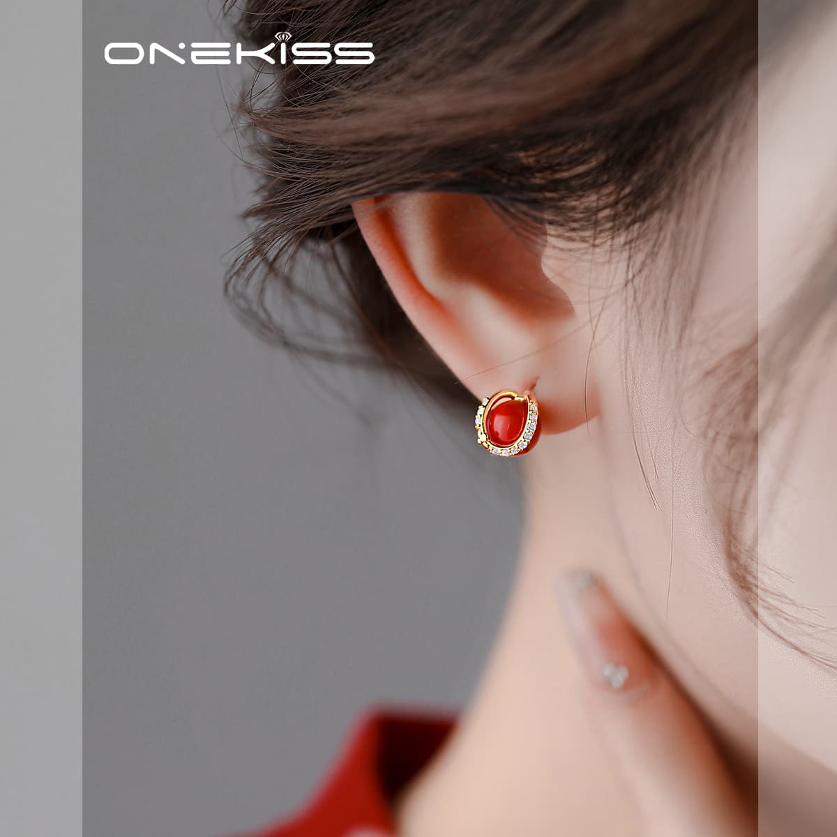 Серьги ONEKISS Серьги-гвоздики Женские - изображение 3