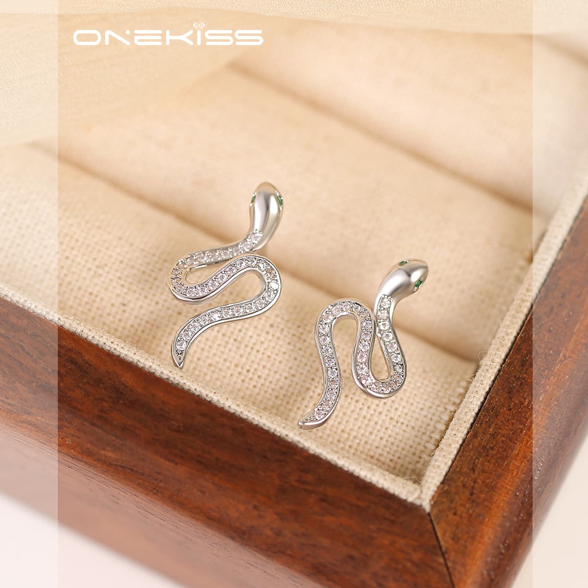 Серьги ONEKISS Серьги-гвоздики Женские - изображение 7
