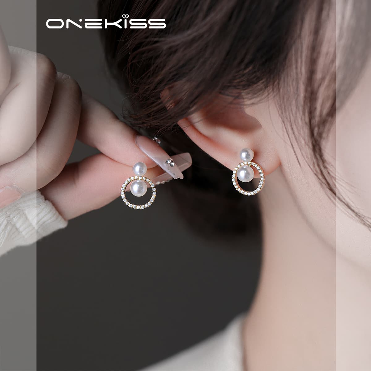 Серьги ONEKISS Серьги-гвоздики Женские - изображение 2