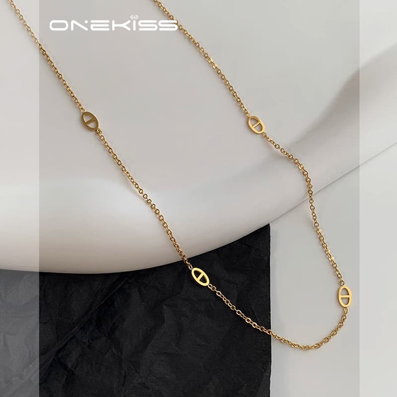 Ожерелье ONEKISS Титановая сталь Цепочки и ожерелья Женские - изображение 3