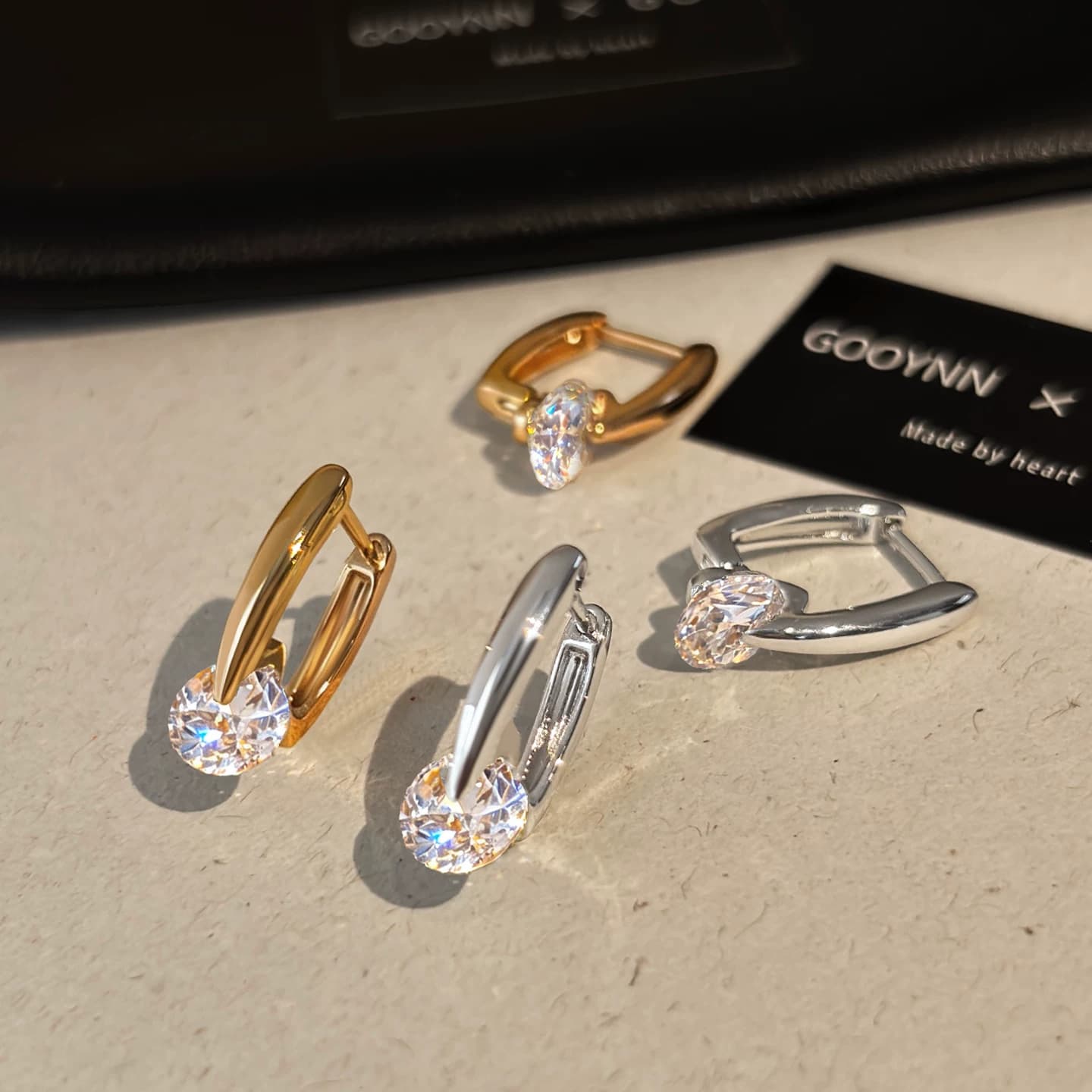 Серьги ONEKISS Серьги из меди искусственного циркона для женщин - изображение 2