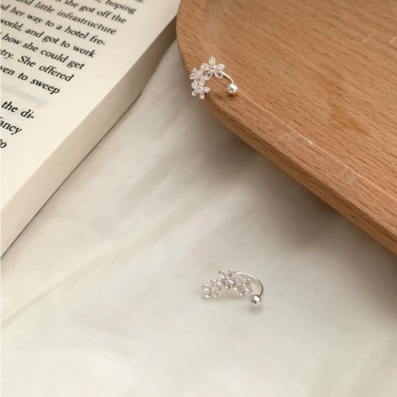 Серьги ONEKISS Золото Покрытые Медный 999 Серебряная игла Серьги с серебром примерно 0,045G Женские - изображение 5