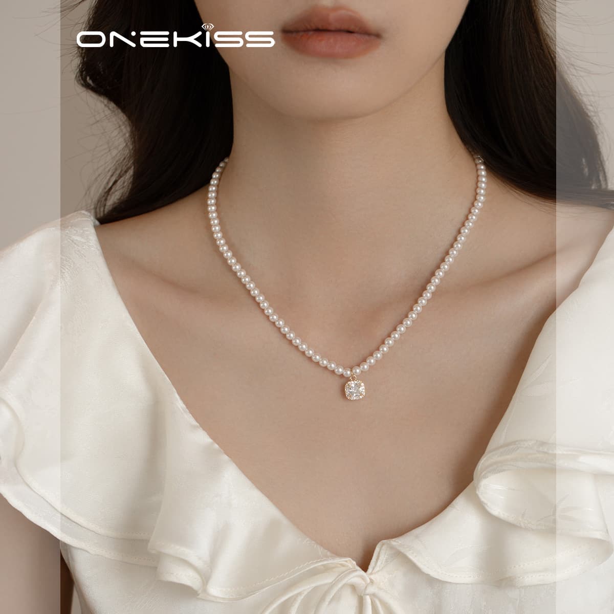 Ожерелье ONEKISS Циркон Цепочки и ожерелья Женские - изображение 4