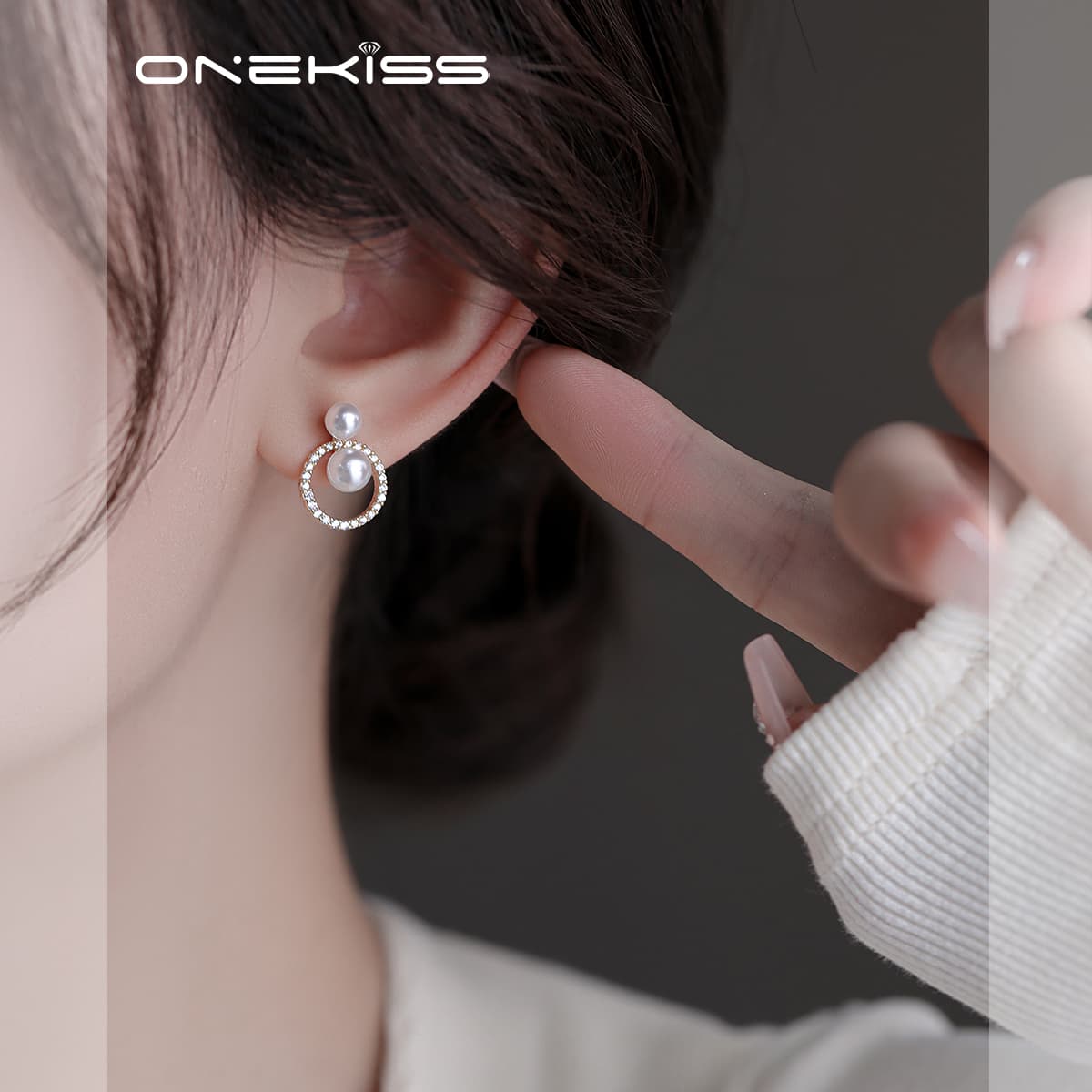Серьги ONEKISS Серьги-гвоздики Женские - изображение 5