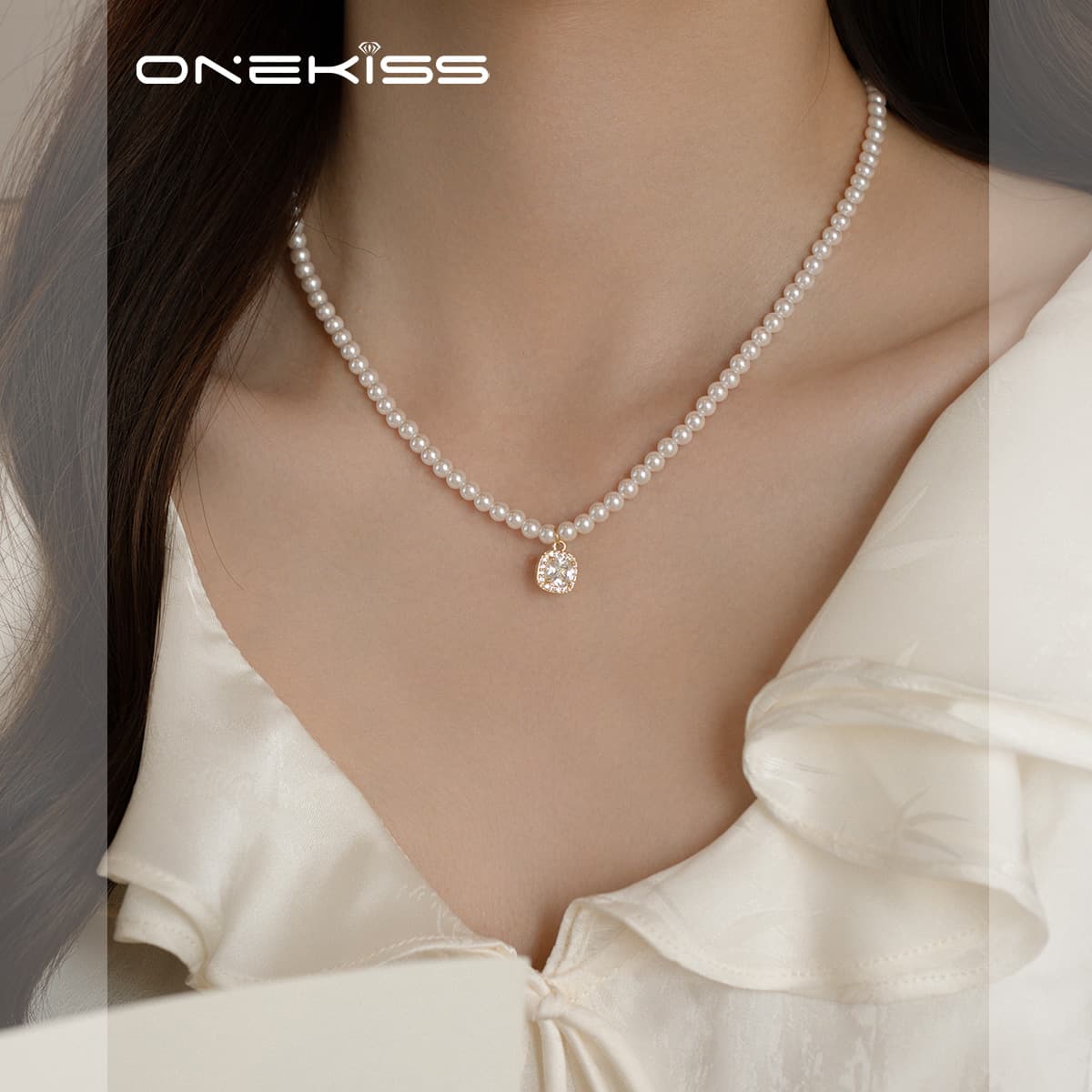 Ожерелье ONEKISS Циркон Цепочки и ожерелья Женские - изображение 7