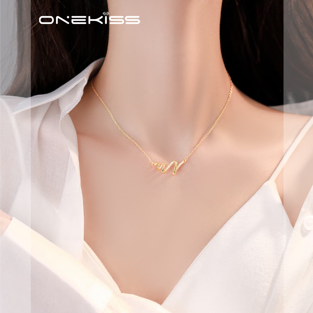 Ожерелье ONEKISS Циркон Цепочки и ожерелья Женские - изображение 3