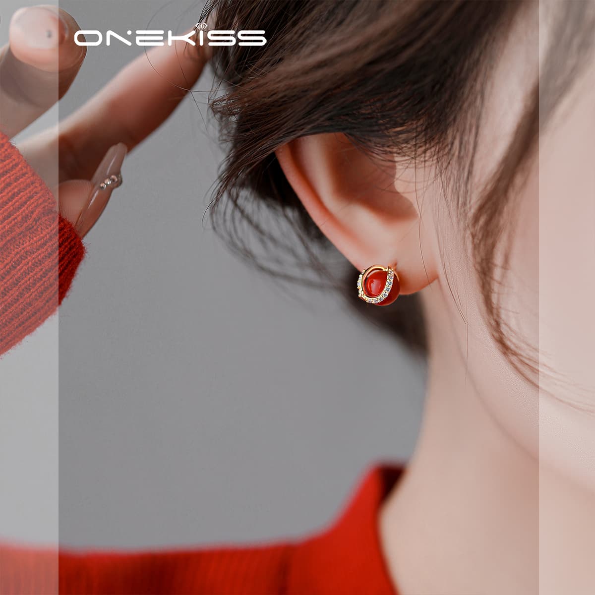 Серьги ONEKISS Серьги-гвоздики Женские - изображение 6
