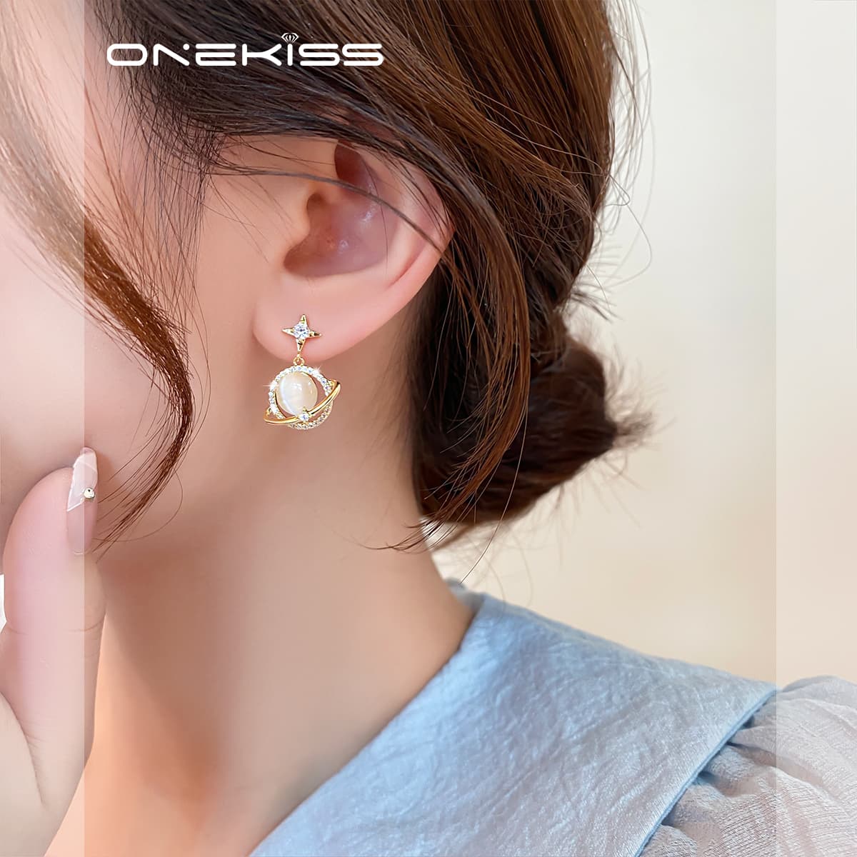 Серьги ONEKISS Серьги-гвоздики Женские - изображение 6