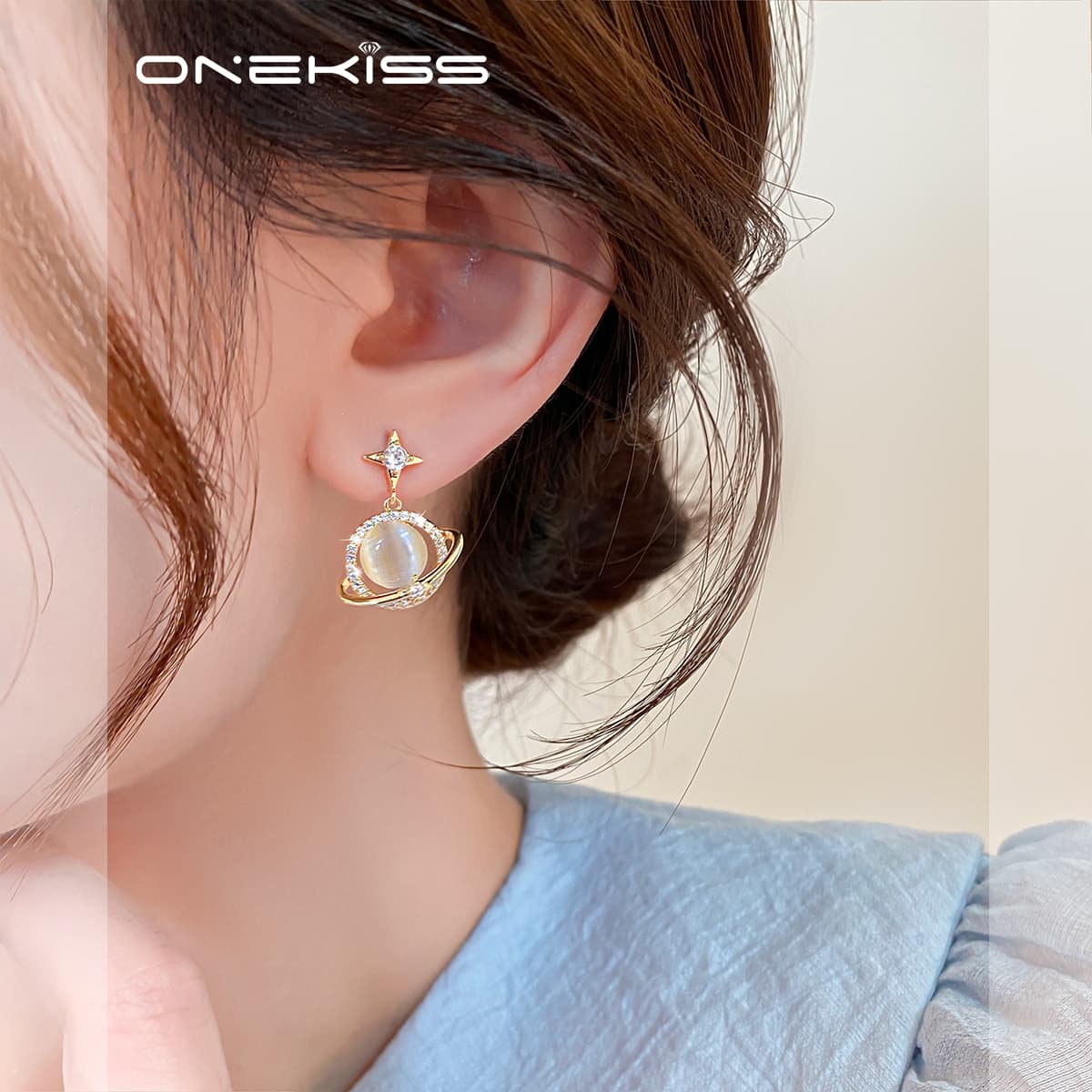Серьги ONEKISS Серьги-гвоздики Женские - изображение 4