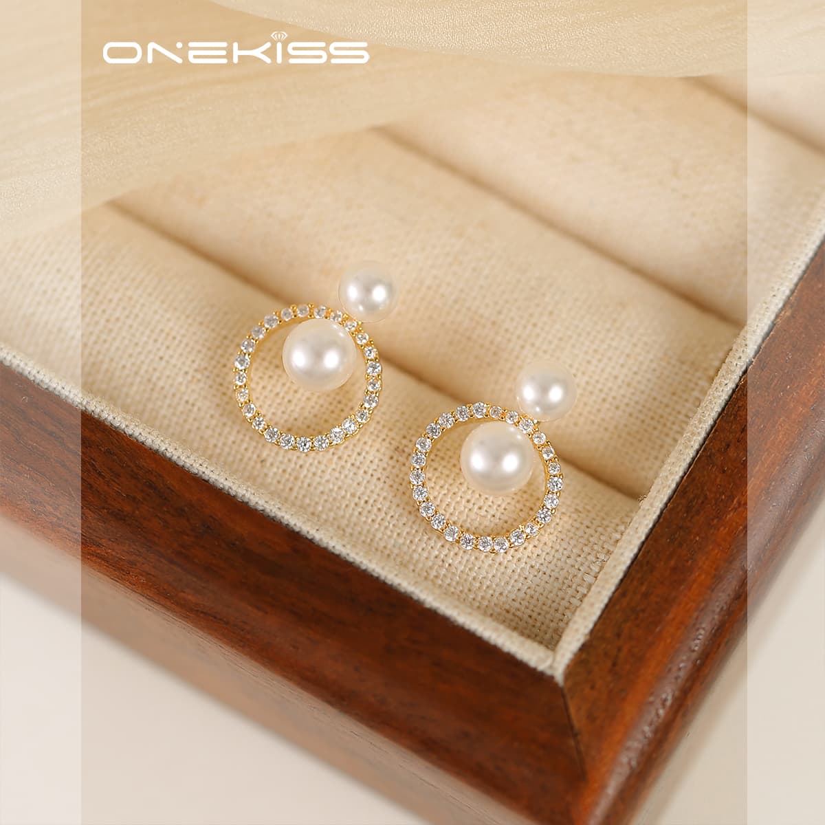 Серьги ONEKISS Серьги-гвоздики Женские - изображение 8