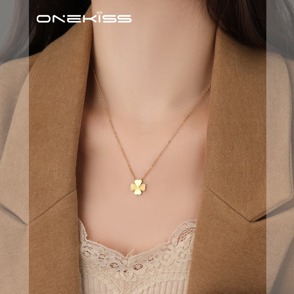 Ожерелье ONEKISS Титановая сталь Цепочки и ожерелья Женские - изображение 4