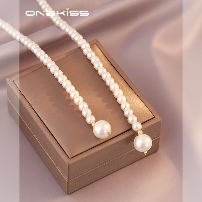 Ожерелье ONEKISS Искусственная жемчужина Цепочки и ожерелья Женские - изображение 4