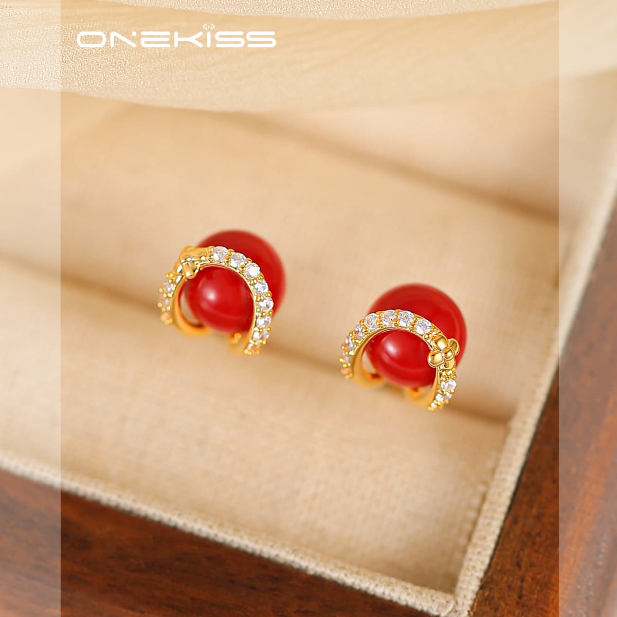 Серьги ONEKISS Серьги-гвоздики Женские - изображение 7