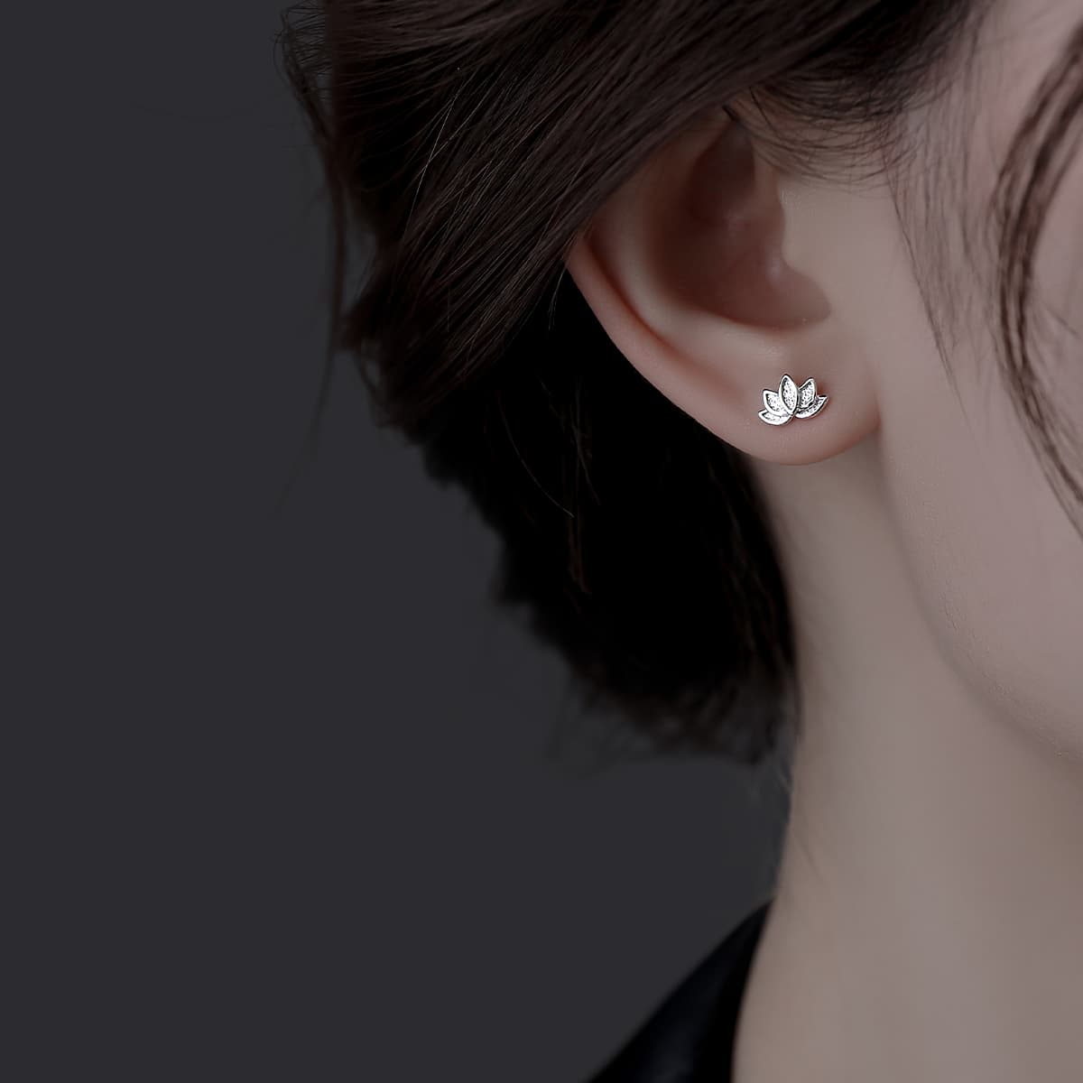 Серьги ONEKISS 999 Серебряная игла Серебряное содержание примерно 0,045G Золото-покрытые медные серьги Женские - изображение 5