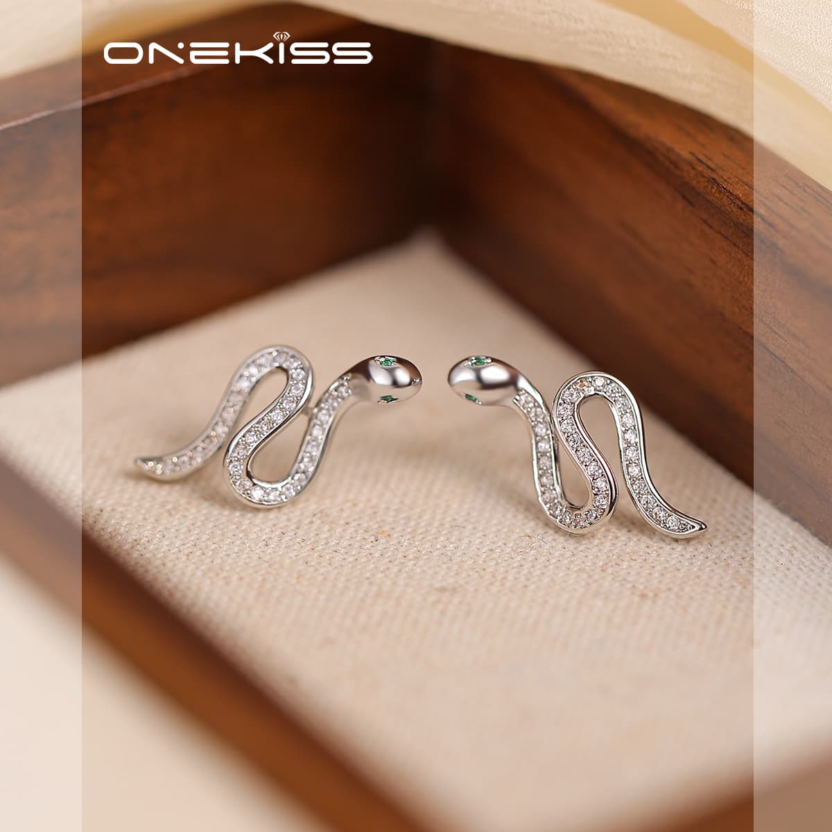 Серьги ONEKISS Серьги-гвоздики Женские - изображение 8