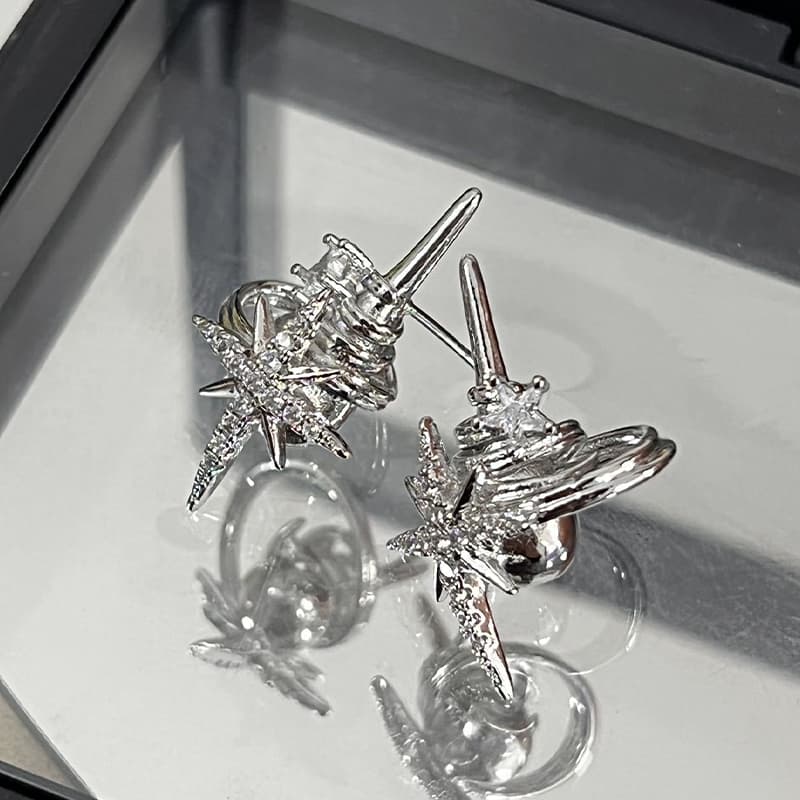 Серьги ONEKISS Серьги из покрытого золотом медного кубического циркония женские - изображение 3
