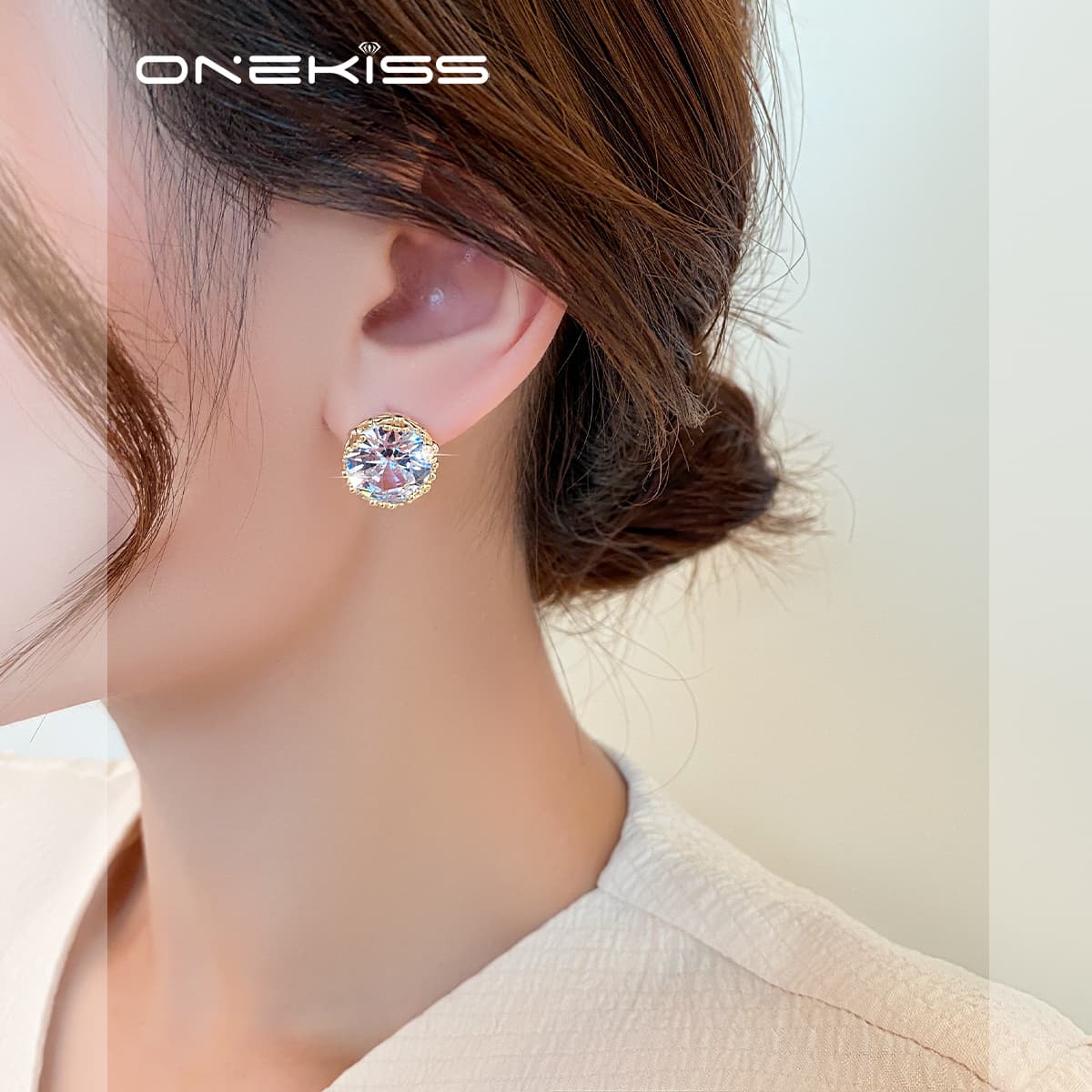 Серьги ONEKISS Серьги-гвоздики Женские - изображение 6