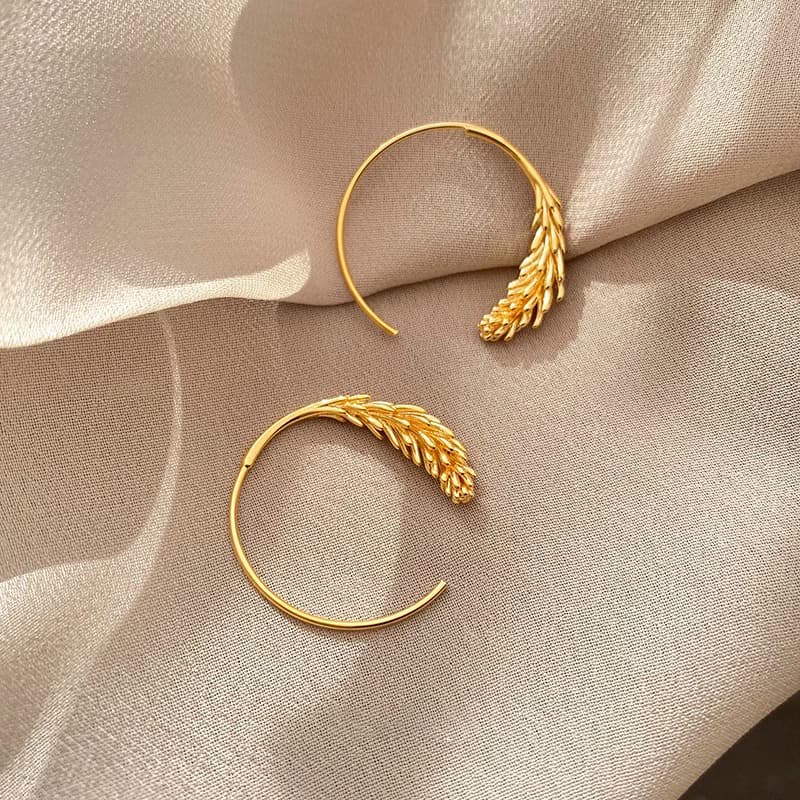 Серьги ONEKISS Серьги из меди с золотым покрытием женские - изображение 8