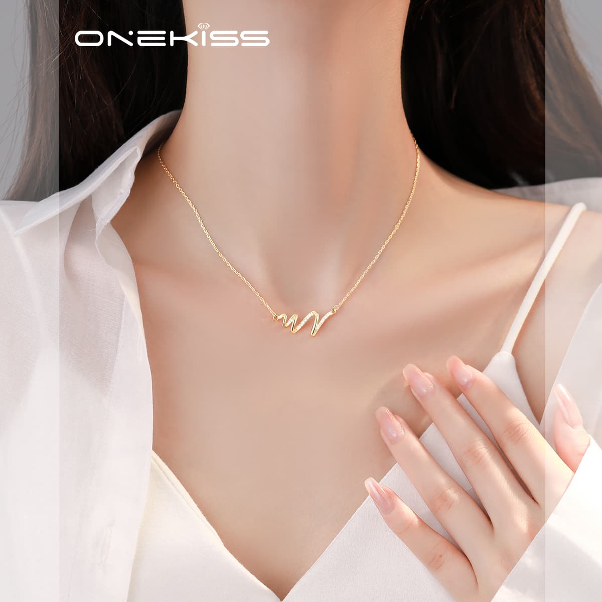 Ожерелье ONEKISS Циркон Цепочки и ожерелья Женские - изображение 4