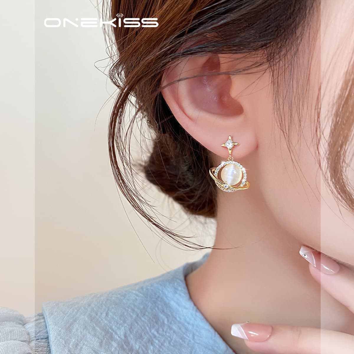 Серьги ONEKISS Серьги-гвоздики Женские - изображение 2