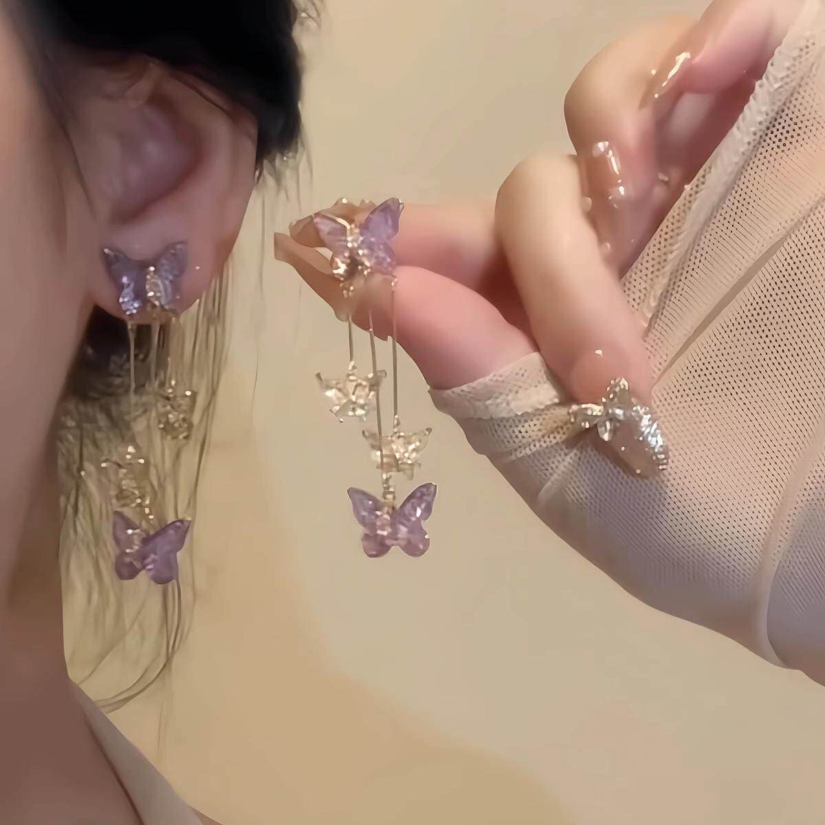 Серьги ONEKISS Серьги из меди с золотым покрытием искусственный циркон женские - изображение 6