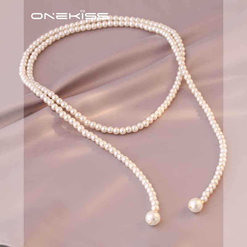 Ожерелье ONEKISS Искусственная жемчужина Цепочки и ожерелья Женские - изображение 6