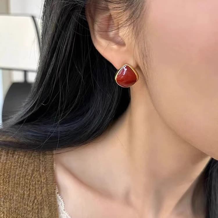 Серьги ONEKISS Серьги из меди с золотым покрытием женские - изображение 3