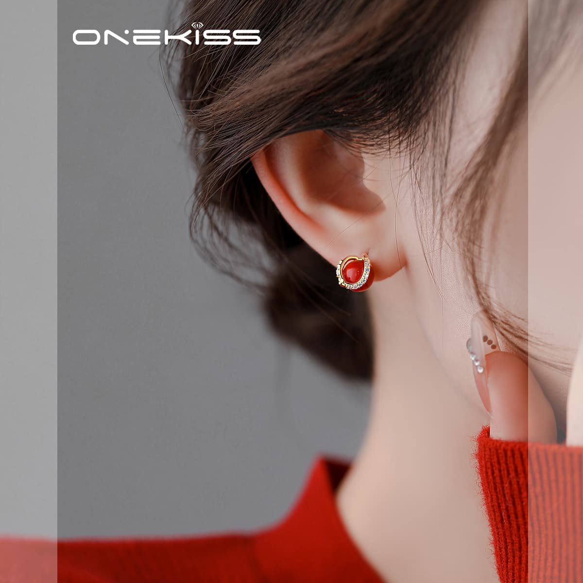 Серьги ONEKISS Серьги-гвоздики Женские - изображение 5