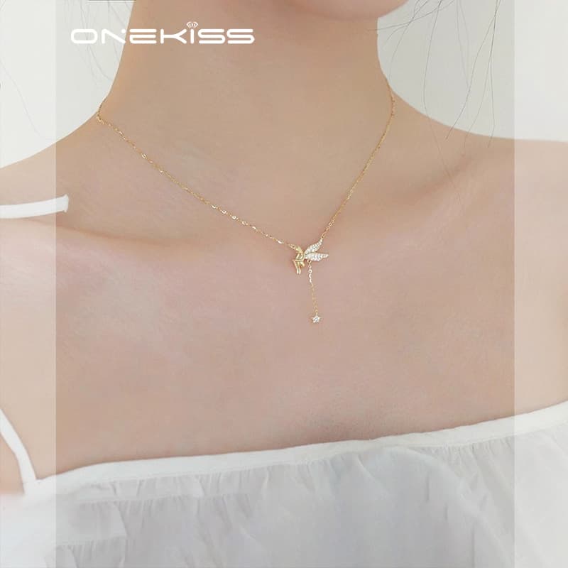 Ожерелье ONEKISS Циркон Цепочки и ожерелья Женские - изображение 2